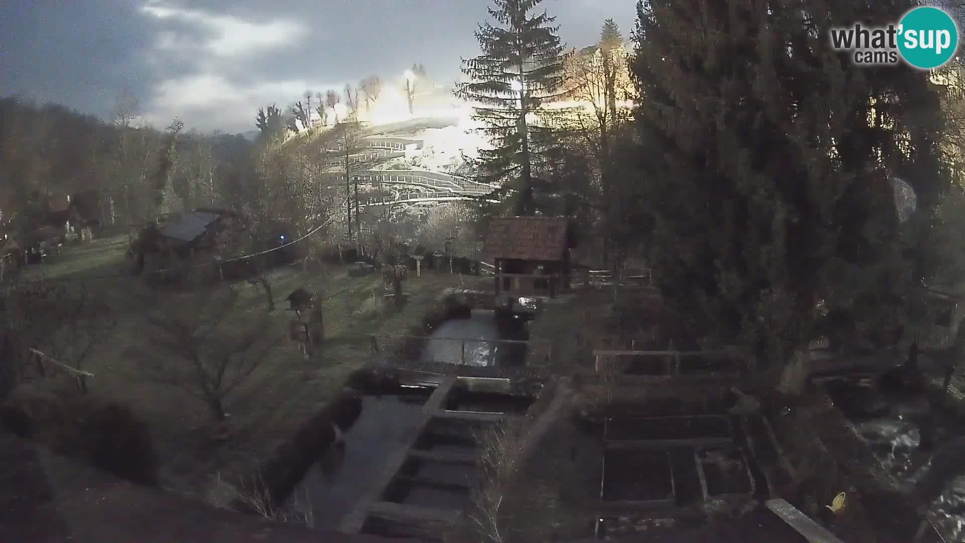 Live webcam Rastoke – river Slunjčica – Croatia