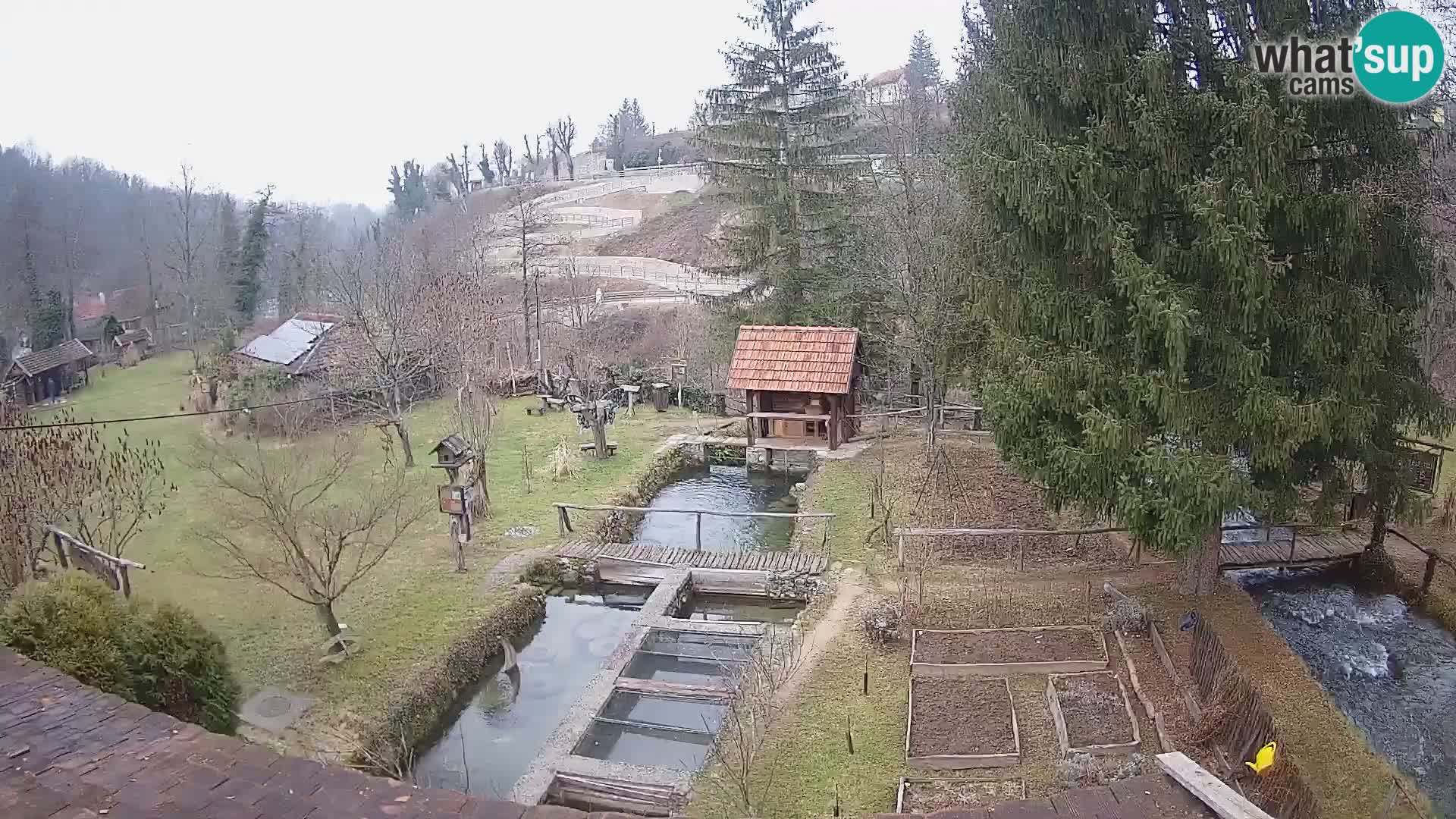 Webcam en direct Rastoke – rivière Slunjčica – Croatie