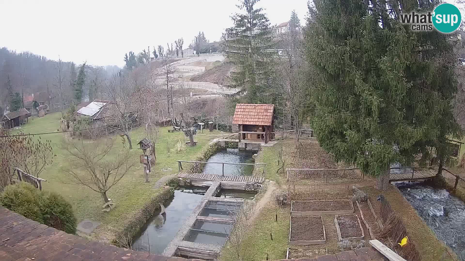 Webcam en direct Rastoke – rivière Slunjčica – Croatie