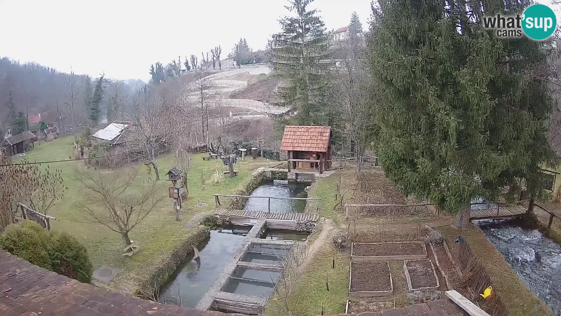 Web kamera uživo Rastoke – rijeka Slunjčica – Hrvatska