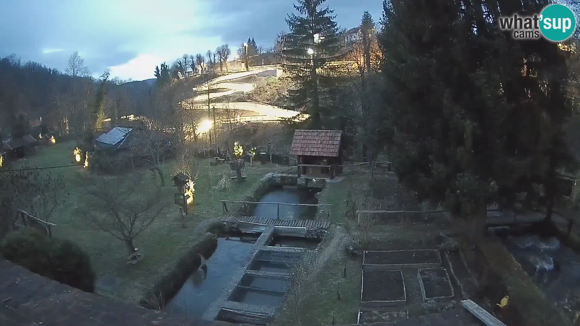 Webcam en direct Rastoke – rivière Slunjčica – Croatie