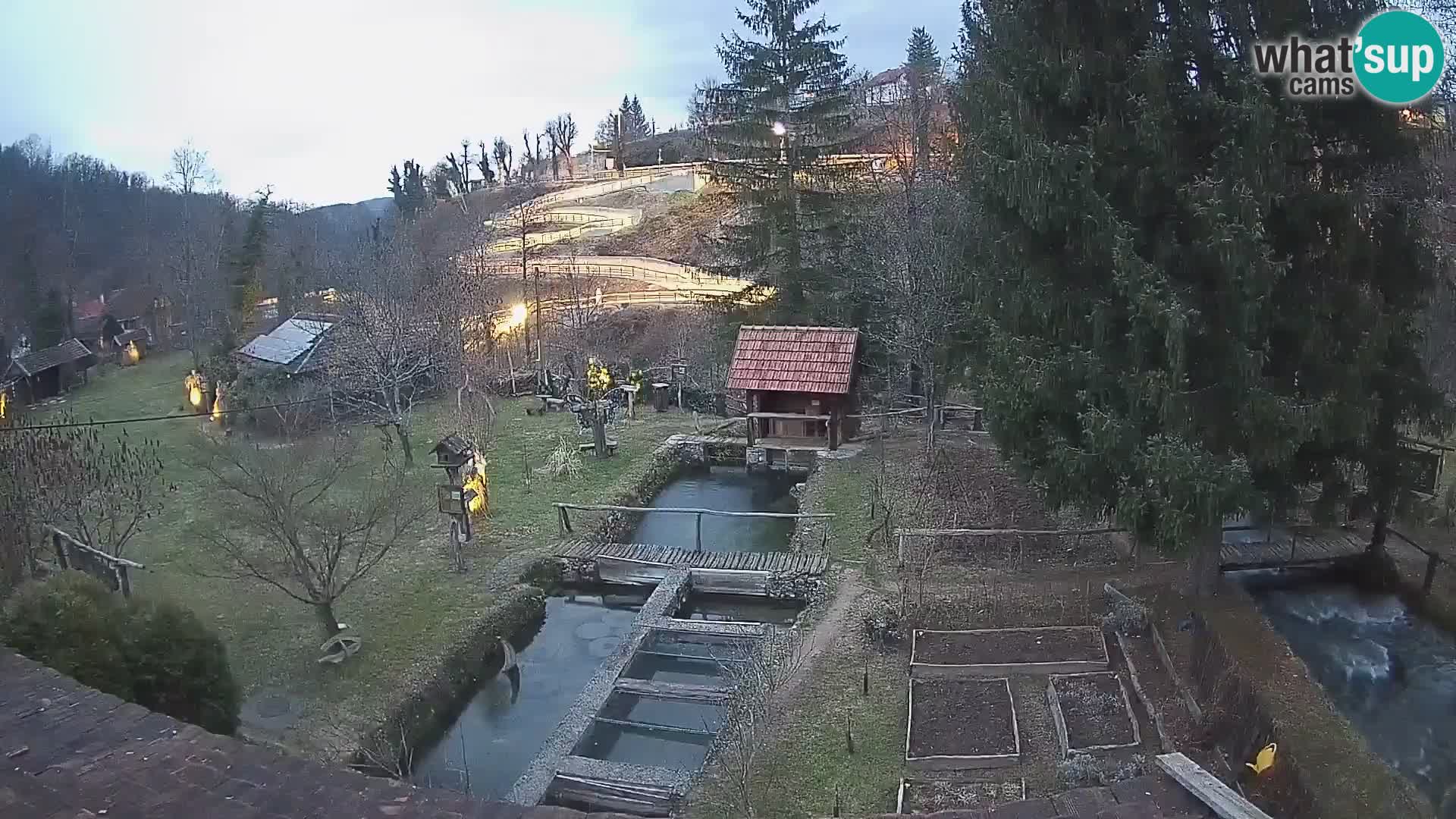 Live webcam Rastoke – fiume Slunjčica – Croazia