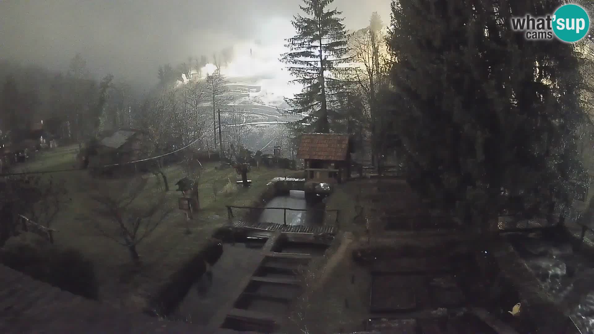 Cámara web en vivo Rastoke – río Slunjčica – Croacia