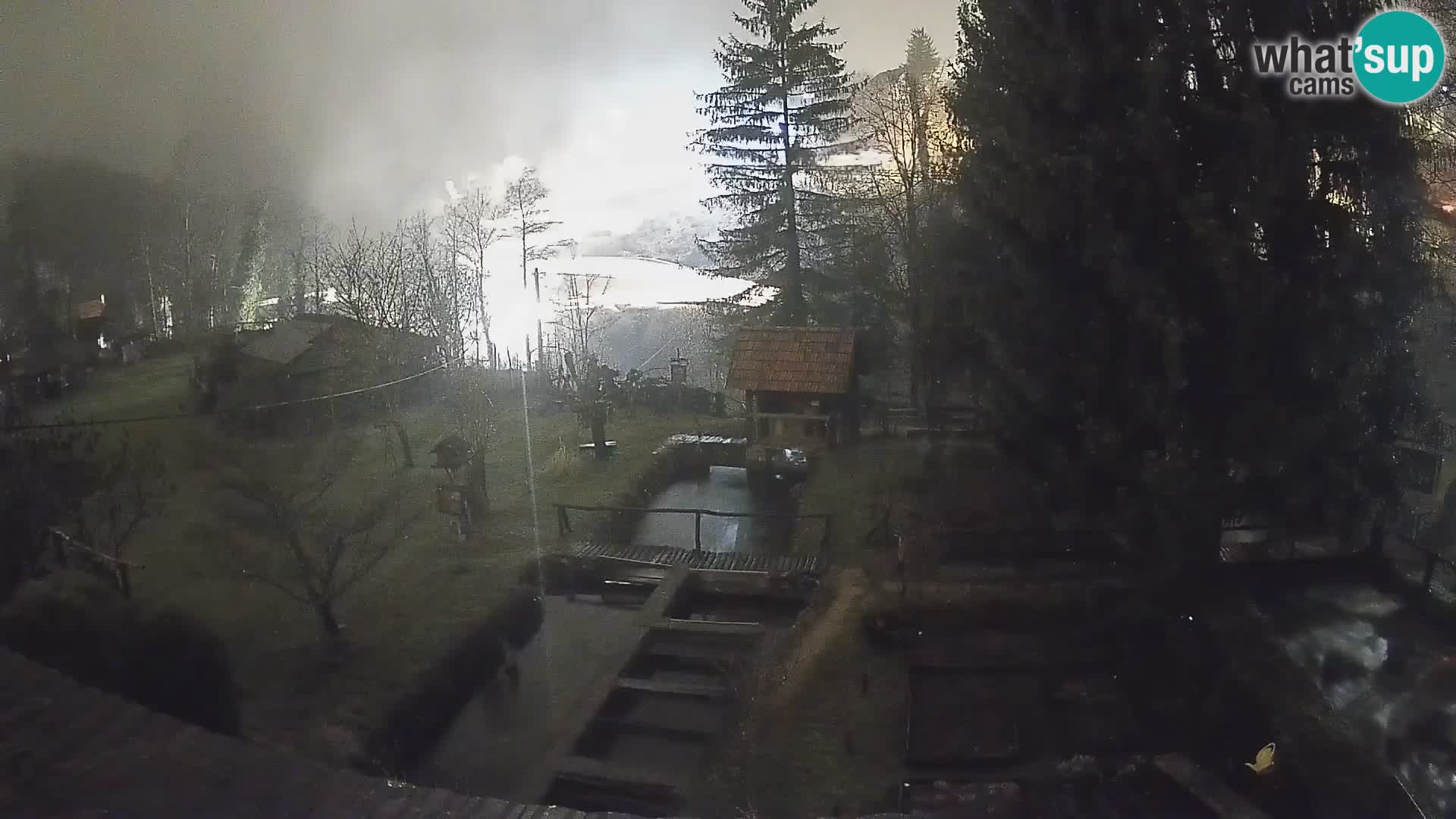 Live webcam Rastoke – river Slunjčica – Croatia