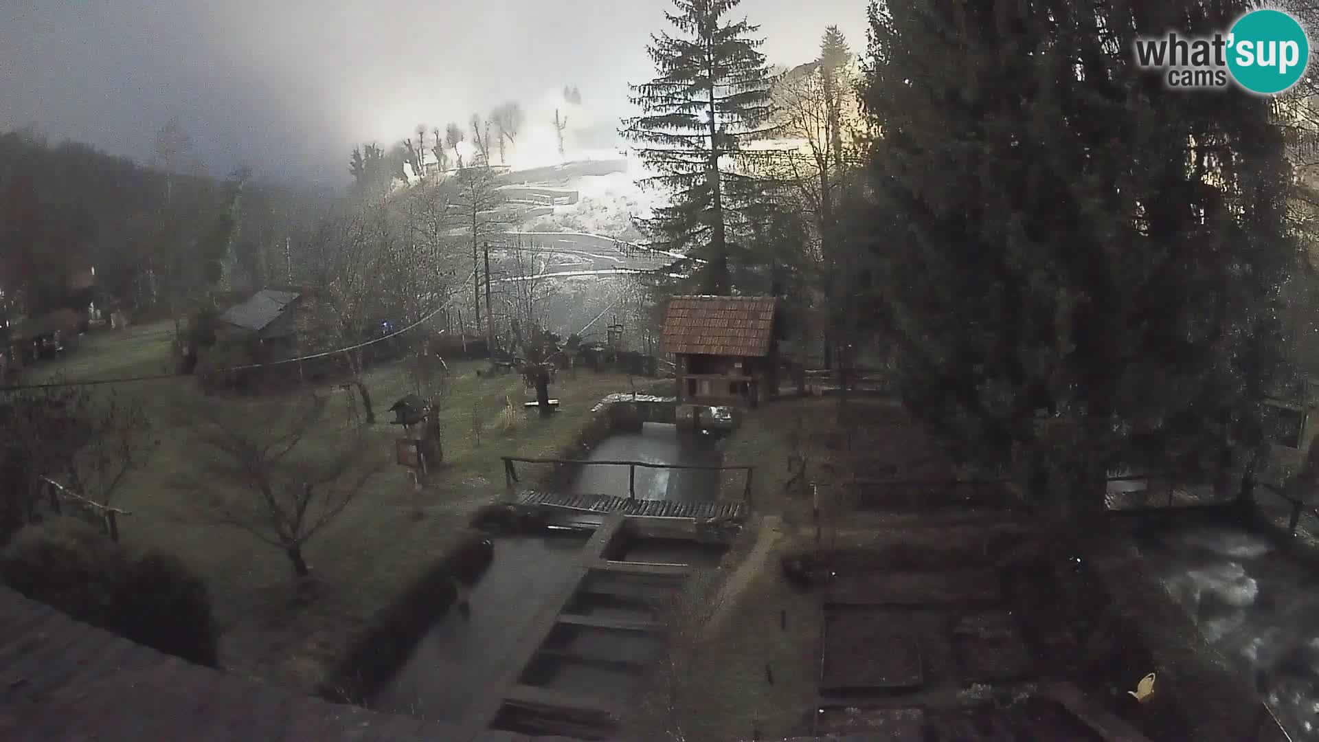 Webcam en direct Rastoke – rivière Slunjčica – Croatie