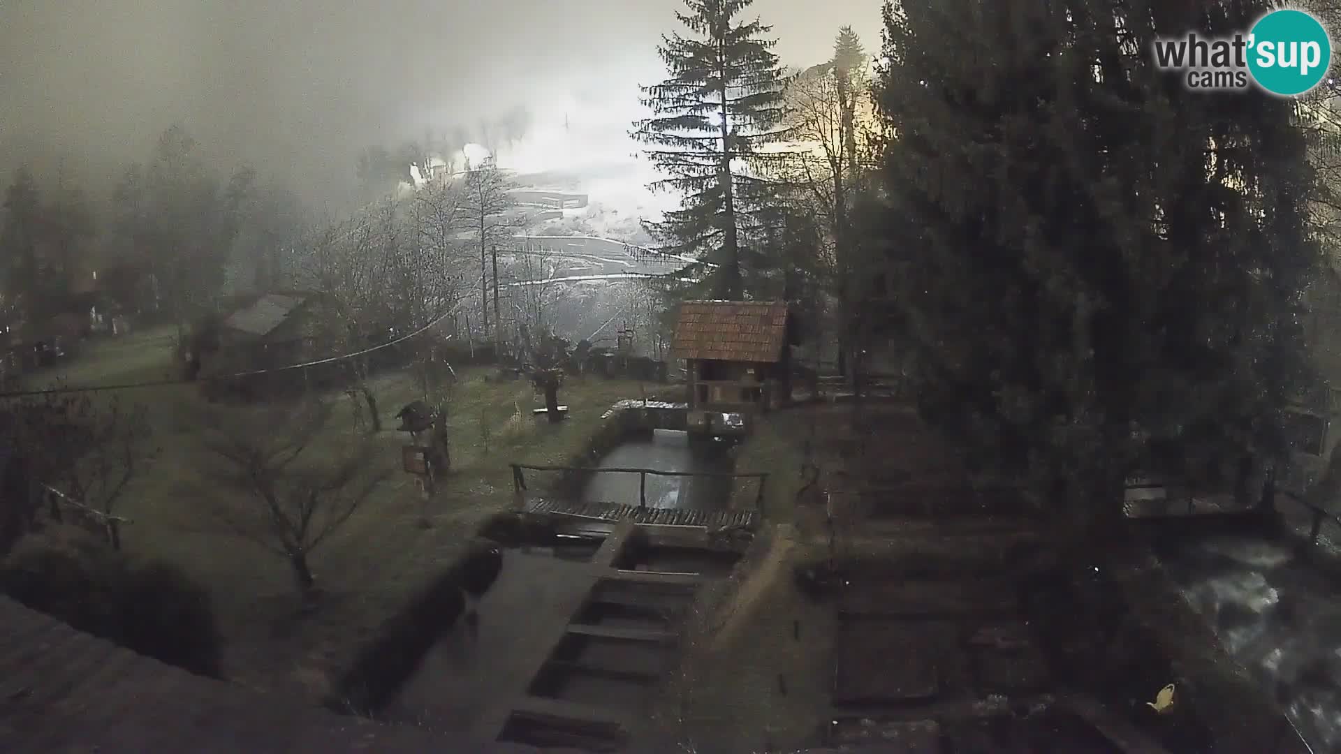 Live webcam Rastoke – river Slunjčica – Croatia