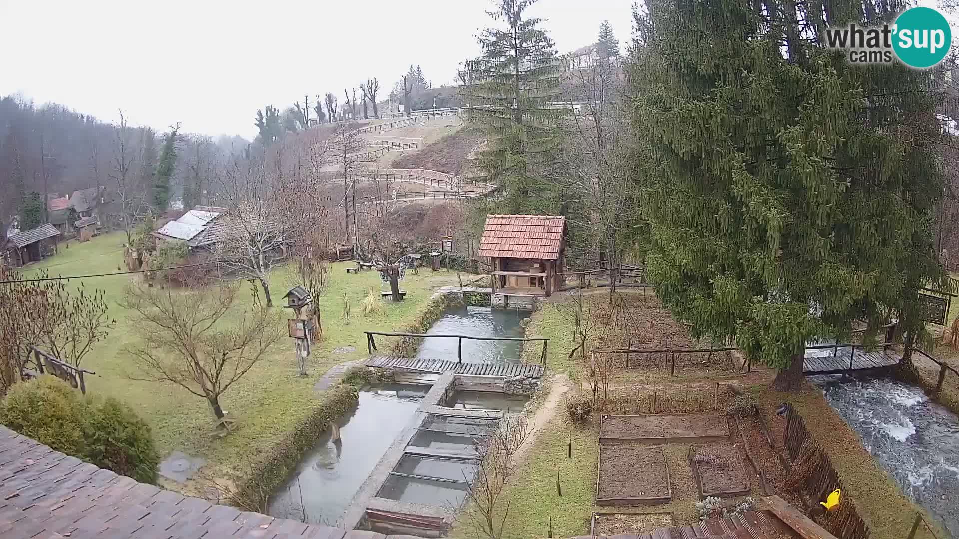 Live webcam Rastoke – fiume Slunjčica – Croazia