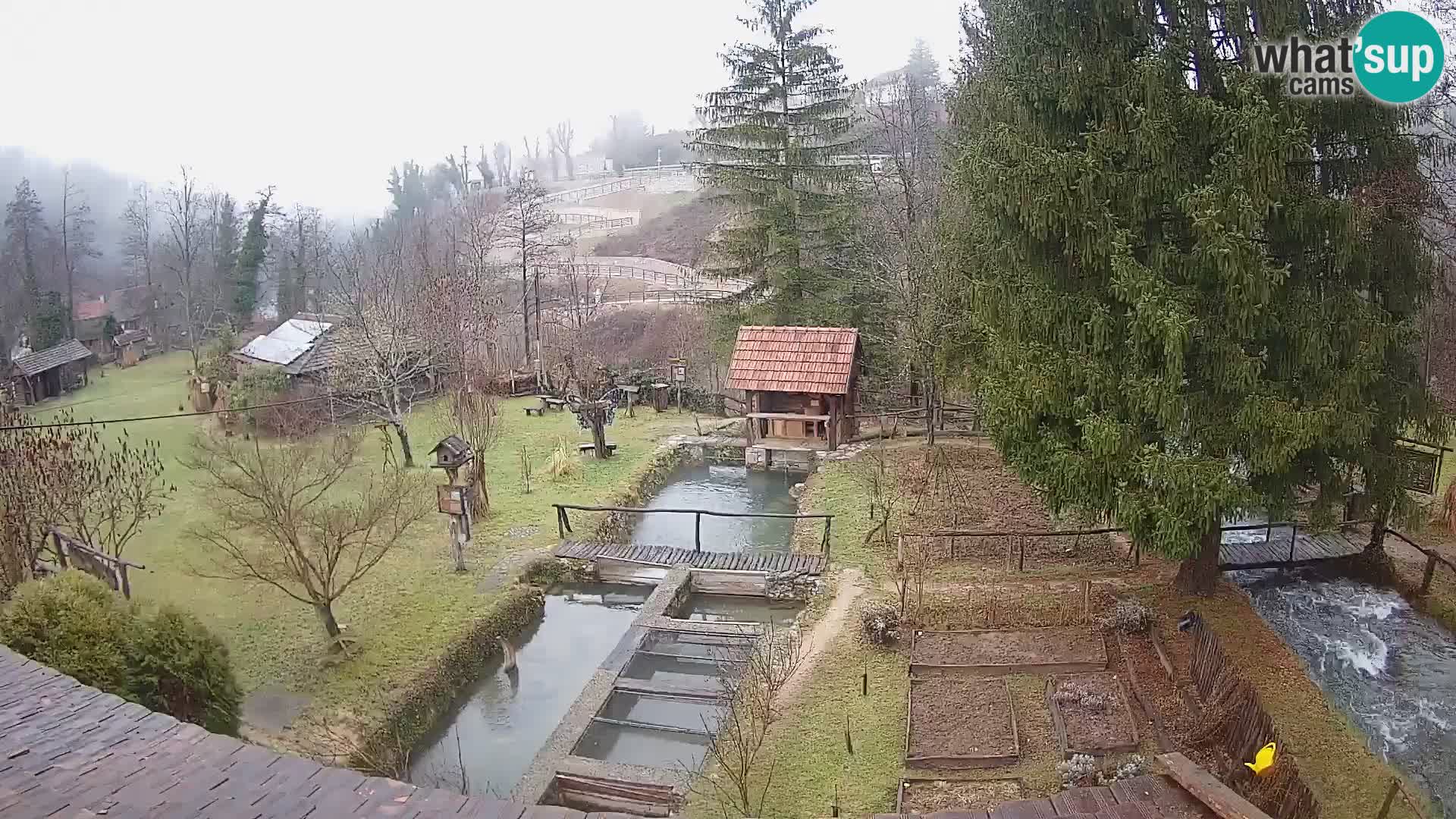 Live webcam Rastoke – fiume Slunjčica – Croazia
