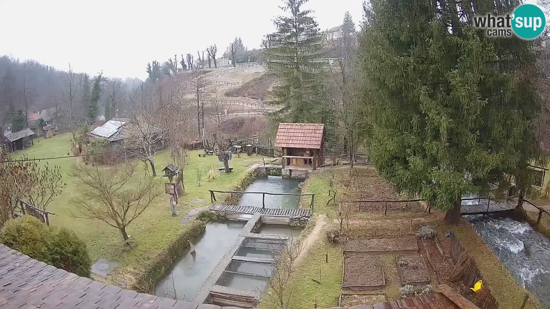 Live webcam Rastoke – fiume Slunjčica – Croazia