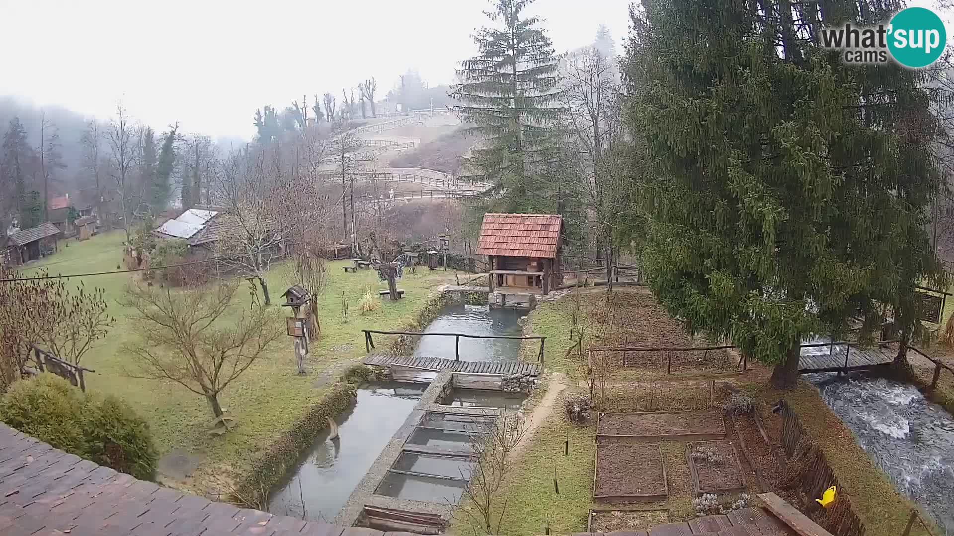 Web kamera uživo Rastoke – rijeka Slunjčica – Hrvatska