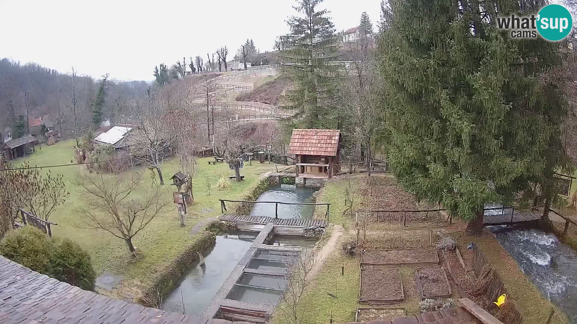 Web kamera uživo Rastoke – rijeka Slunjčica – Hrvatska