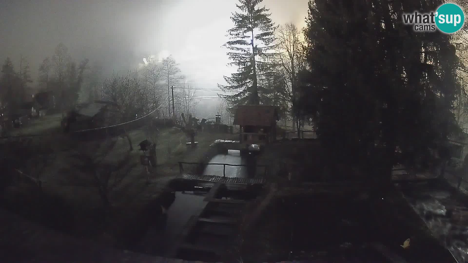 Spletna kamera v živo Rastoke – reka Slunjčica – Hrvaška