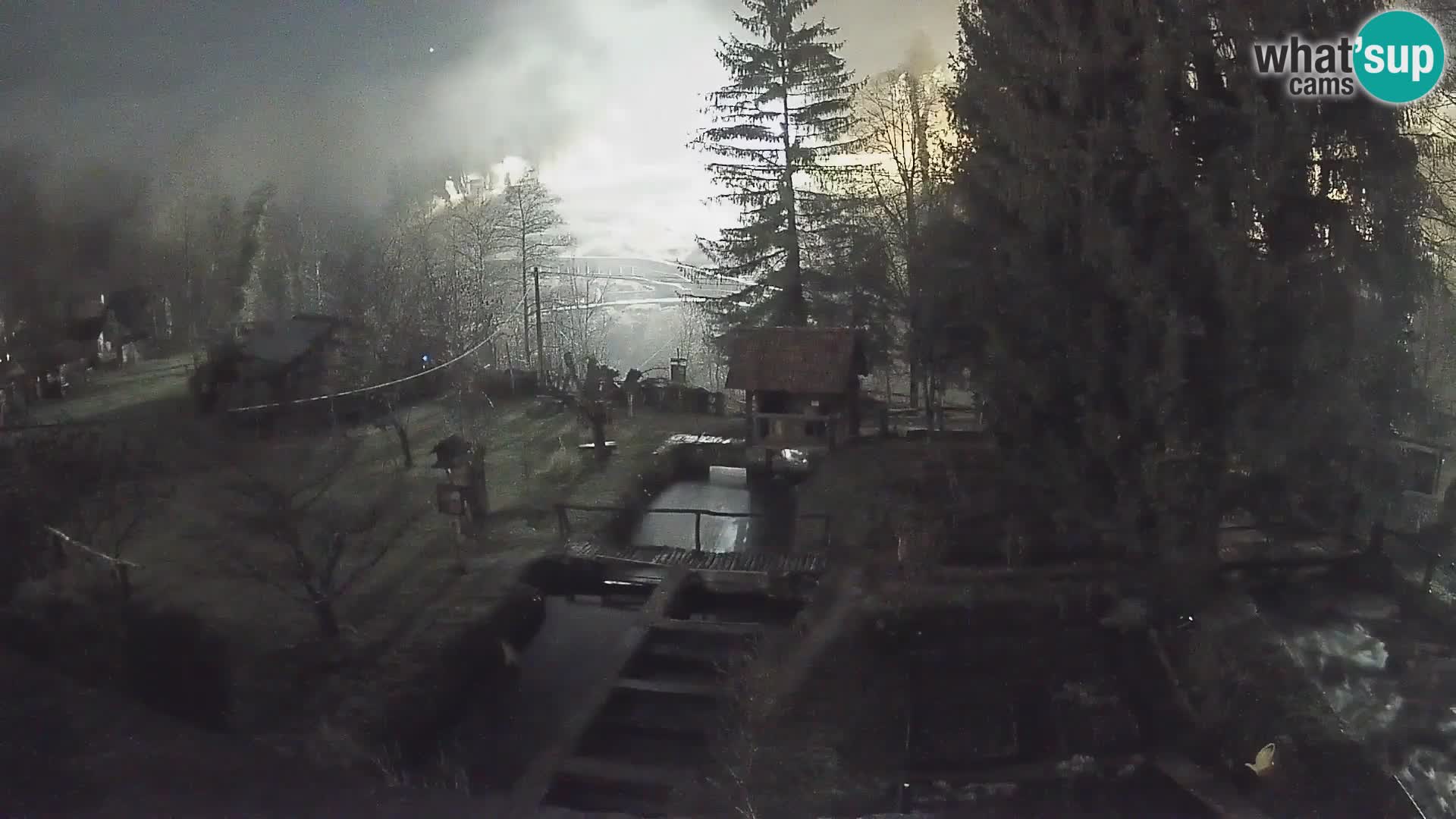 Spletna kamera v živo Rastoke – reka Slunjčica – Hrvaška