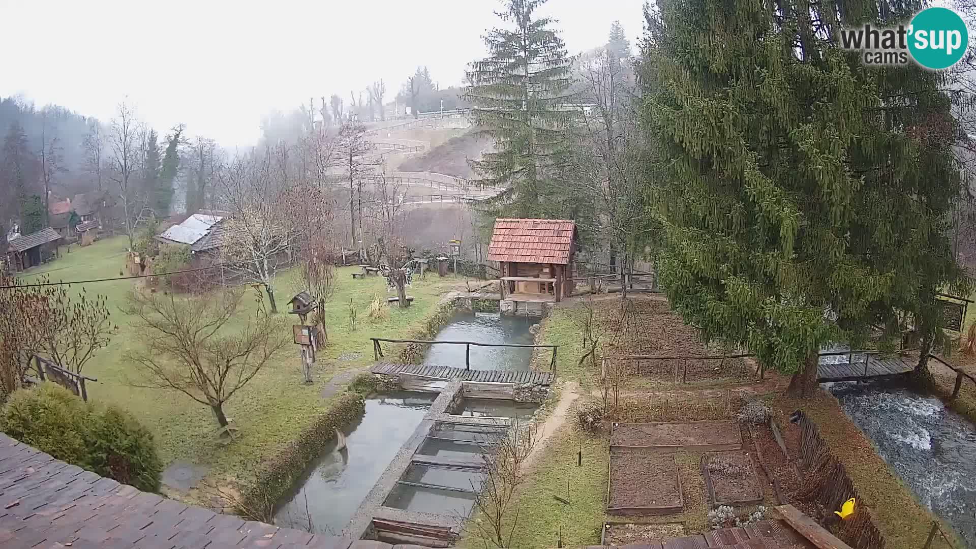 Webcam en direct Rastoke – rivière Slunjčica – Croatie