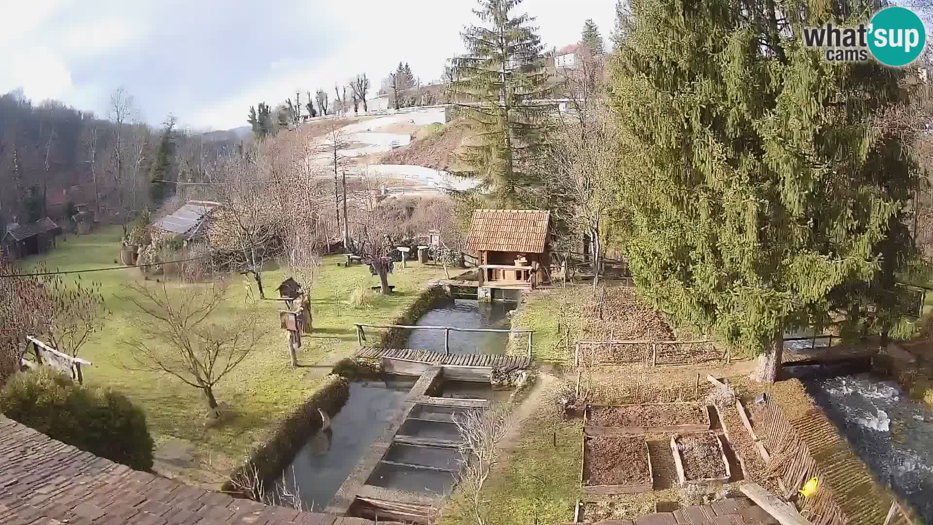 Web kamera uživo Rastoke – rijeka Slunjčica – Hrvatska