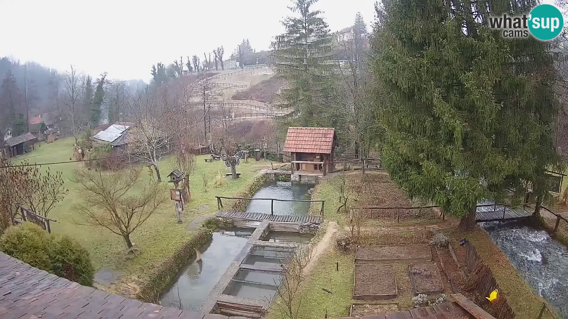 Live webcam Rastoke – fiume Slunjčica – Croazia