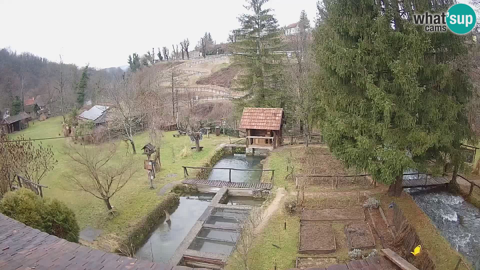 Cámara web en vivo Rastoke – río Slunjčica – Croacia