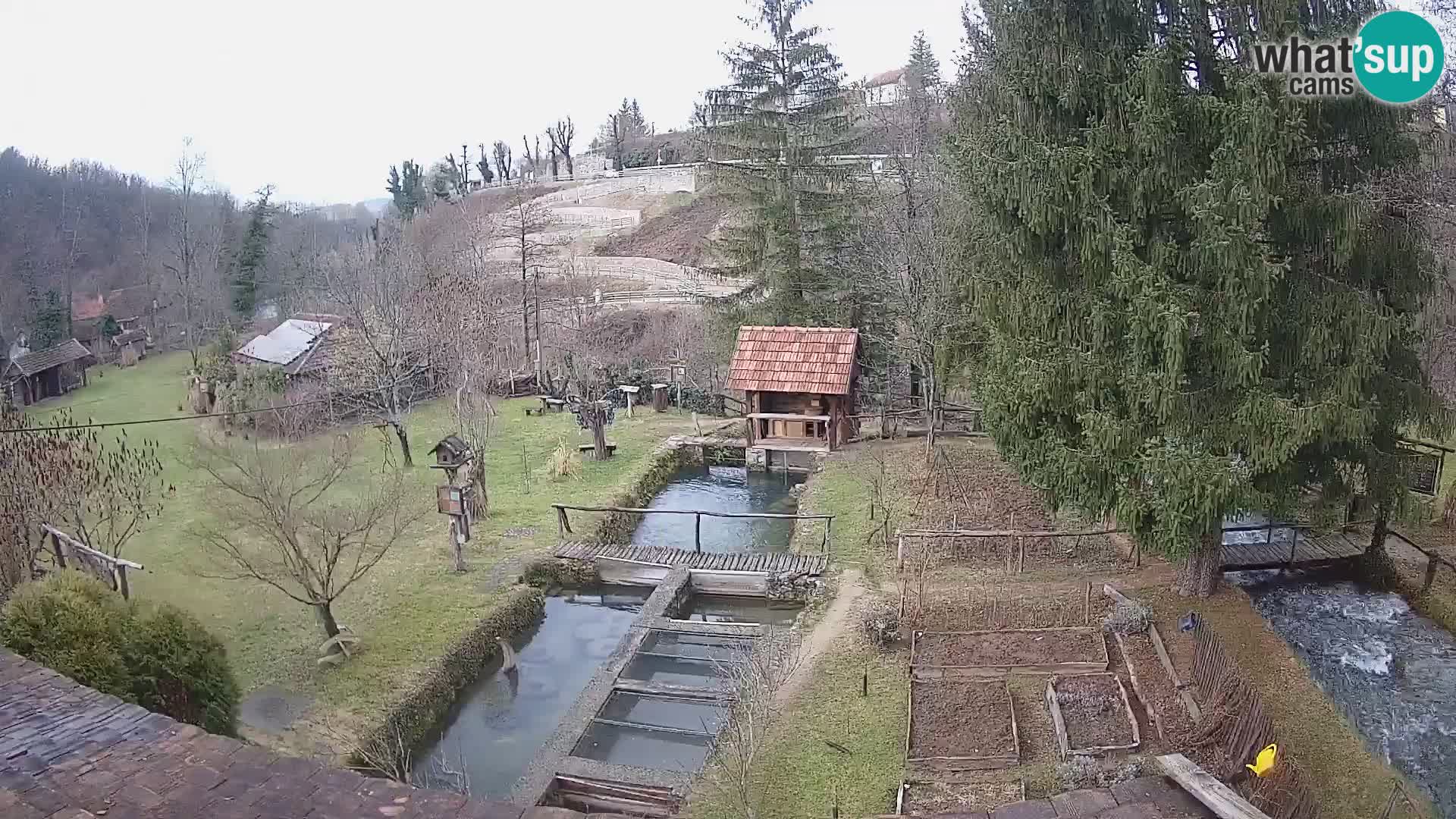 Web kamera uživo Rastoke – rijeka Slunjčica – Hrvatska