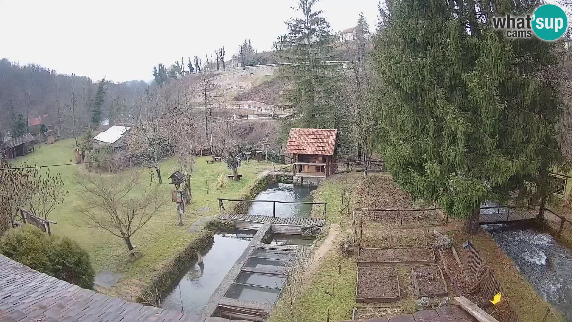 Webcam en direct Rastoke – rivière Slunjčica – Croatie