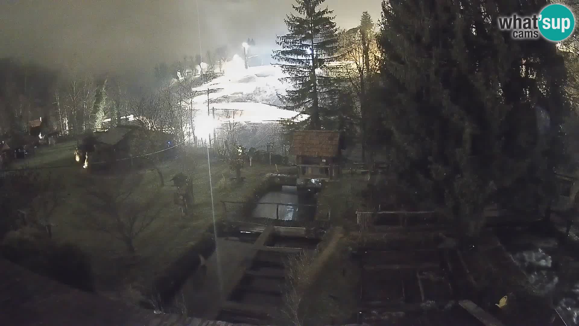 Spletna kamera v živo Rastoke – reka Slunjčica – Hrvaška