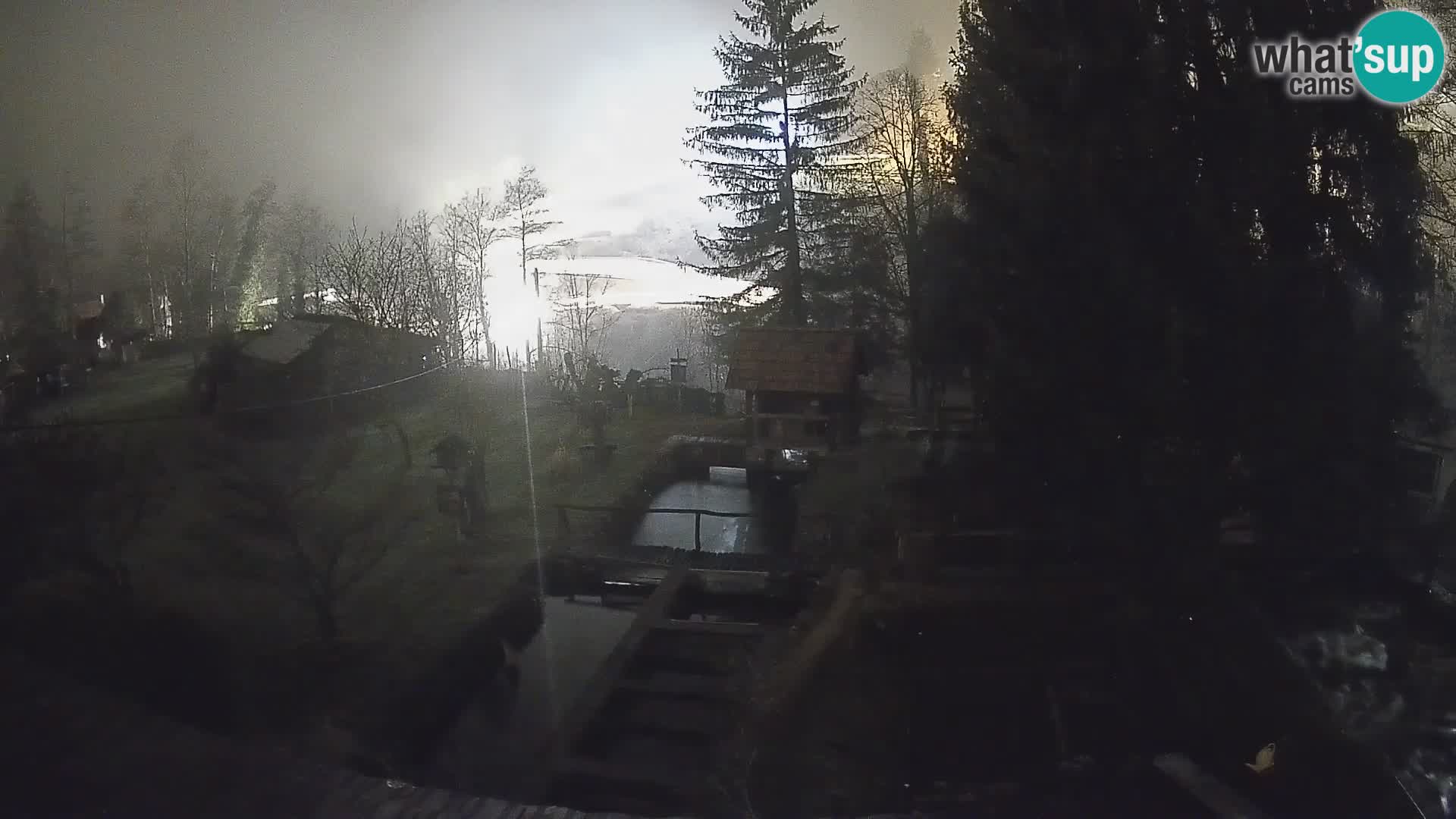 Web kamera uživo Rastoke – rijeka Slunjčica – Hrvatska