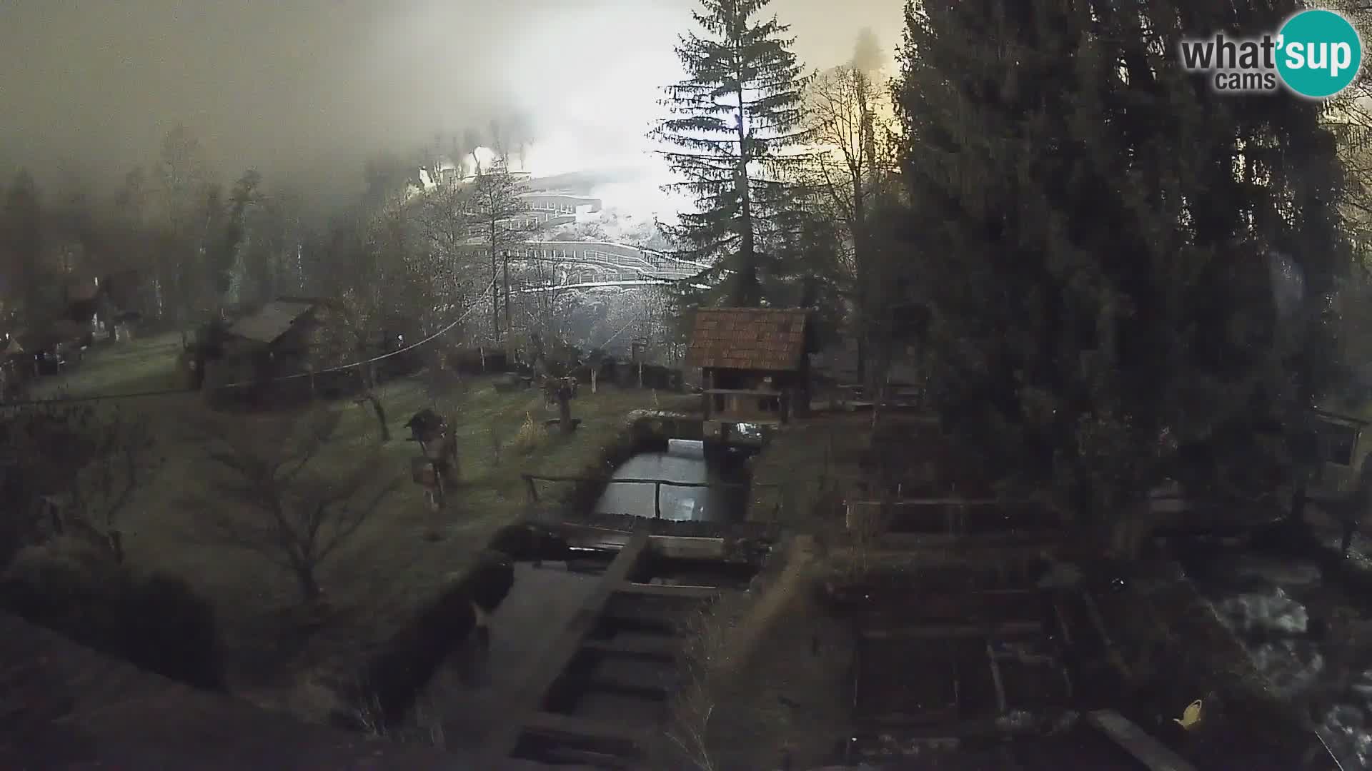 Live webcam Rastoke – river Slunjčica – Croatia