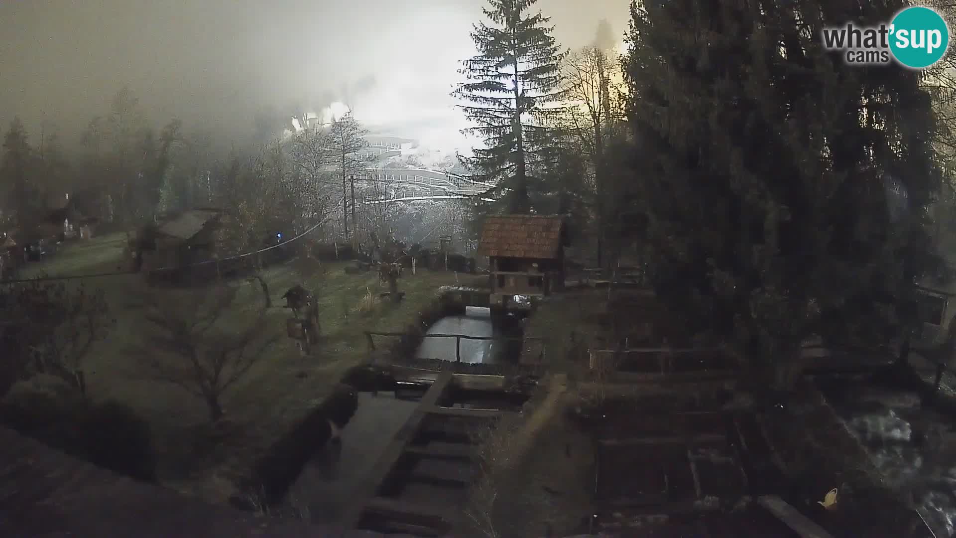 Web kamera uživo Rastoke – rijeka Slunjčica – Hrvatska