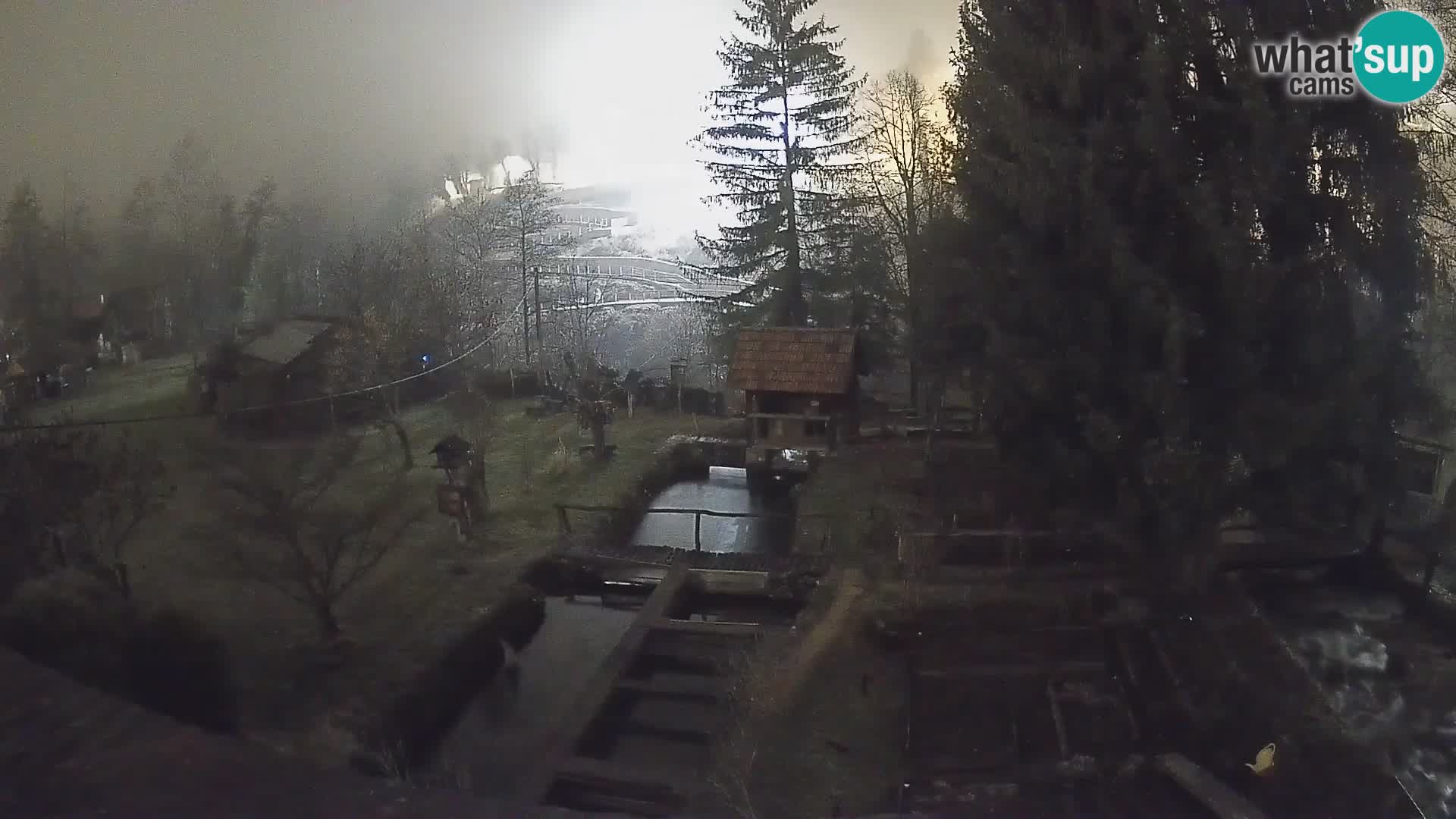 Live webcam Rastoke – river Slunjčica – Croatia