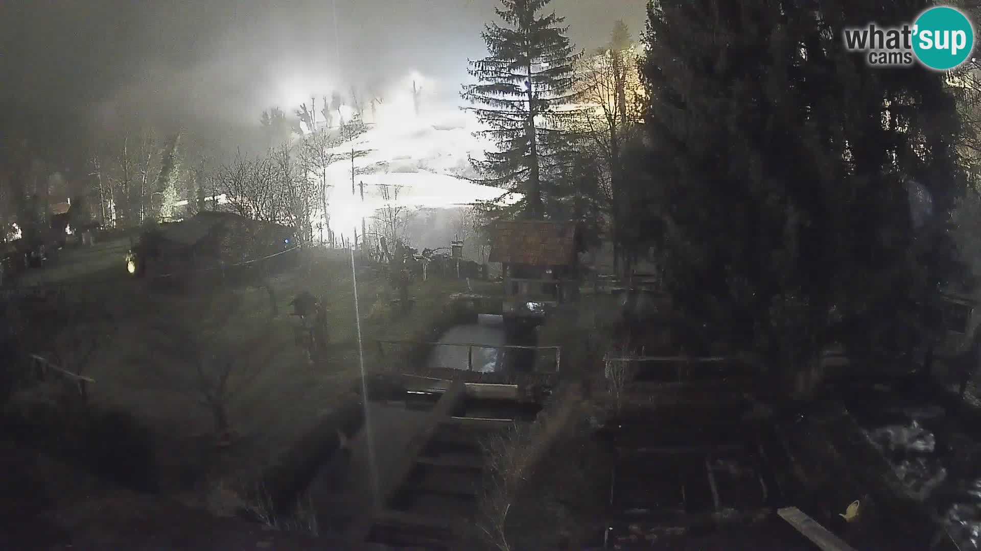 Web kamera uživo Rastoke – rijeka Slunjčica – Hrvatska