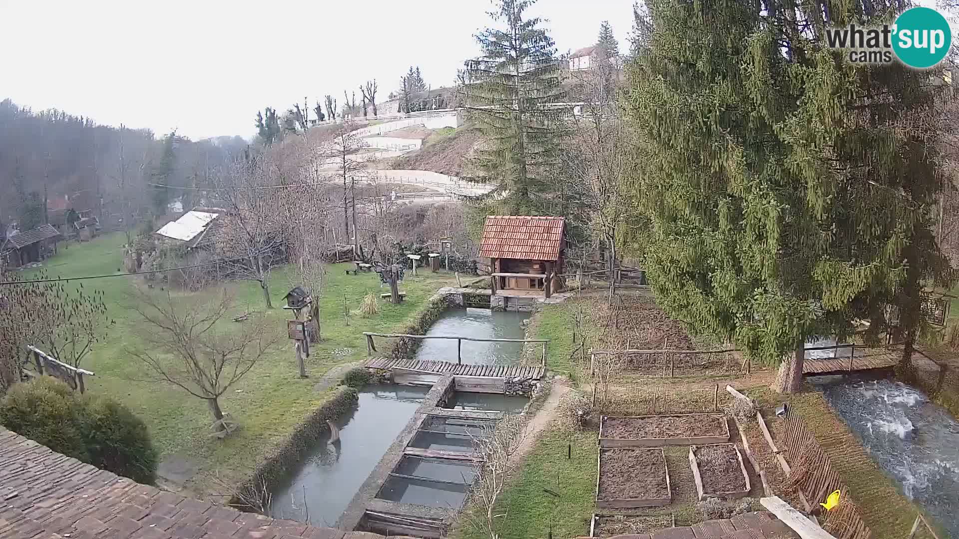 Web kamera uživo Rastoke – rijeka Slunjčica – Hrvatska