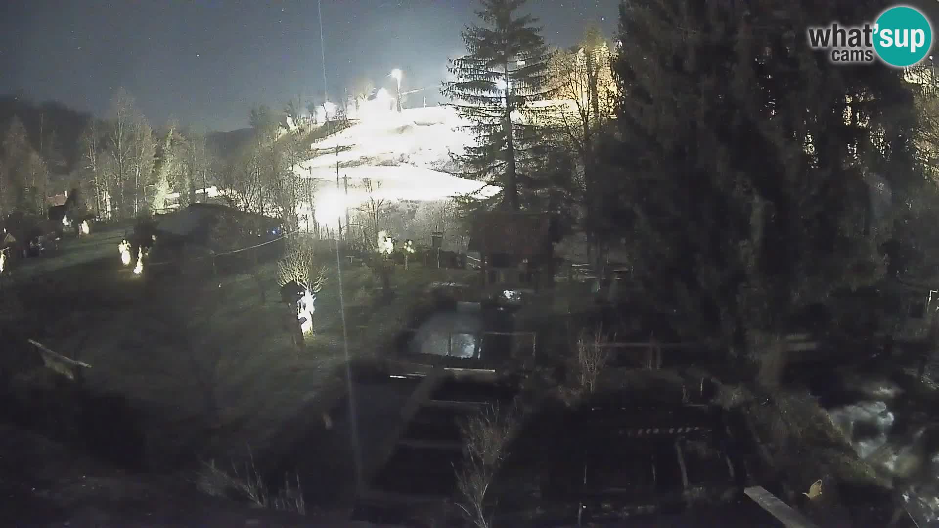 Spletna kamera v živo Rastoke – reka Slunjčica – Hrvaška