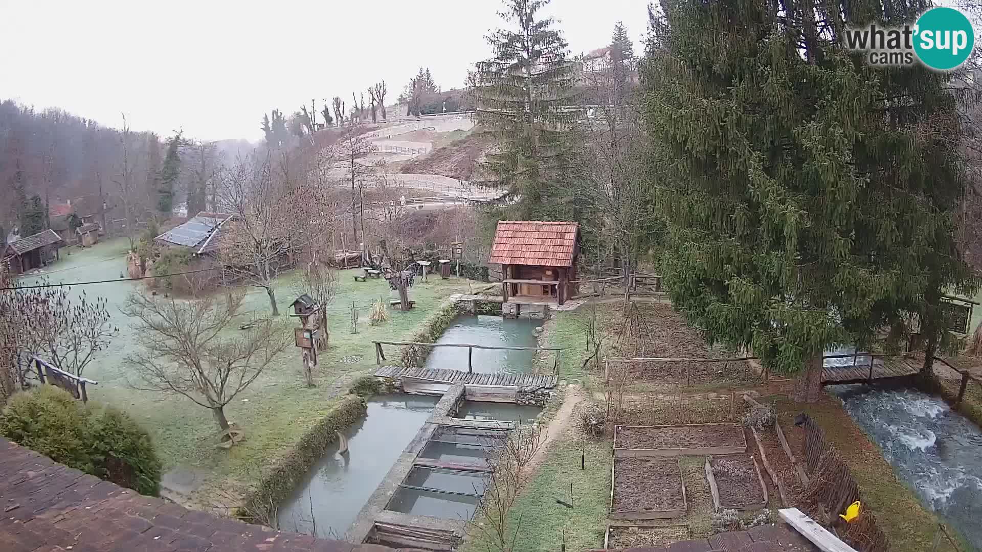 Web kamera uživo Rastoke – rijeka Slunjčica – Hrvatska