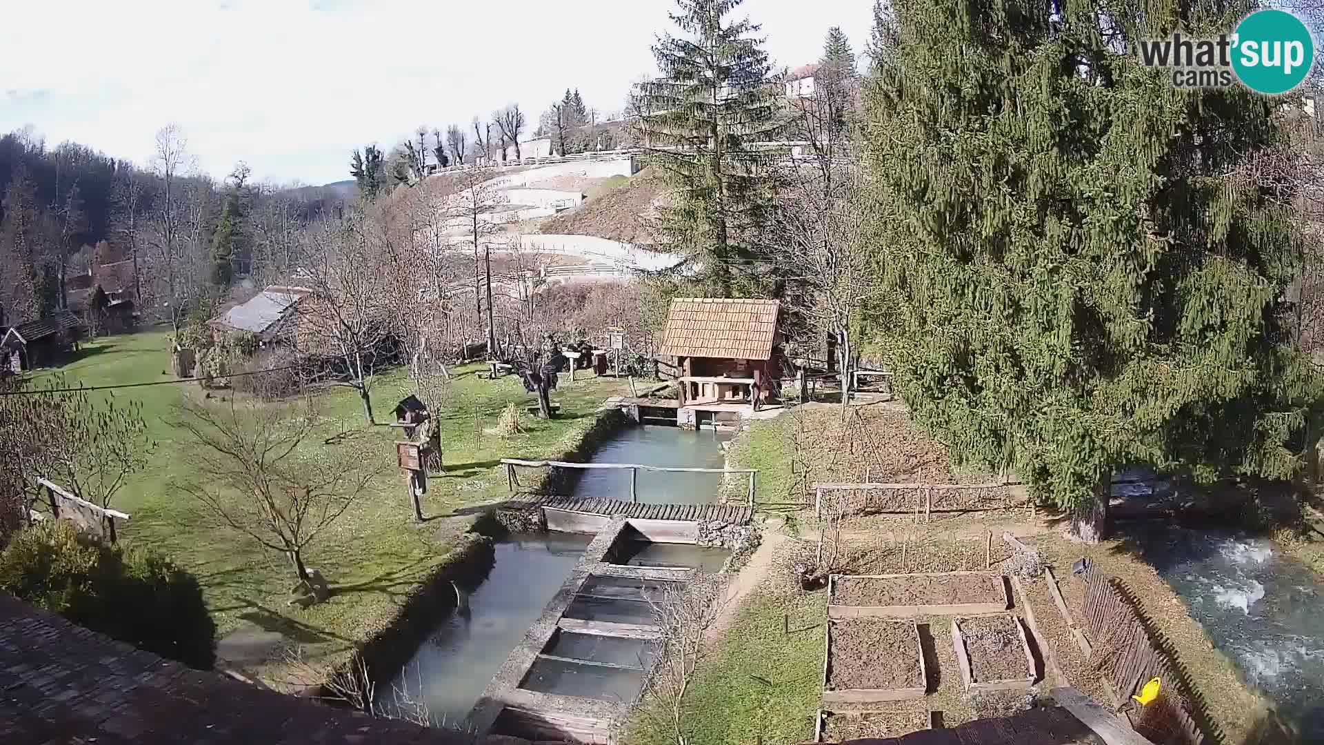 Live-Webcam Rastoke – Fluss Slunjčica – Kroatien