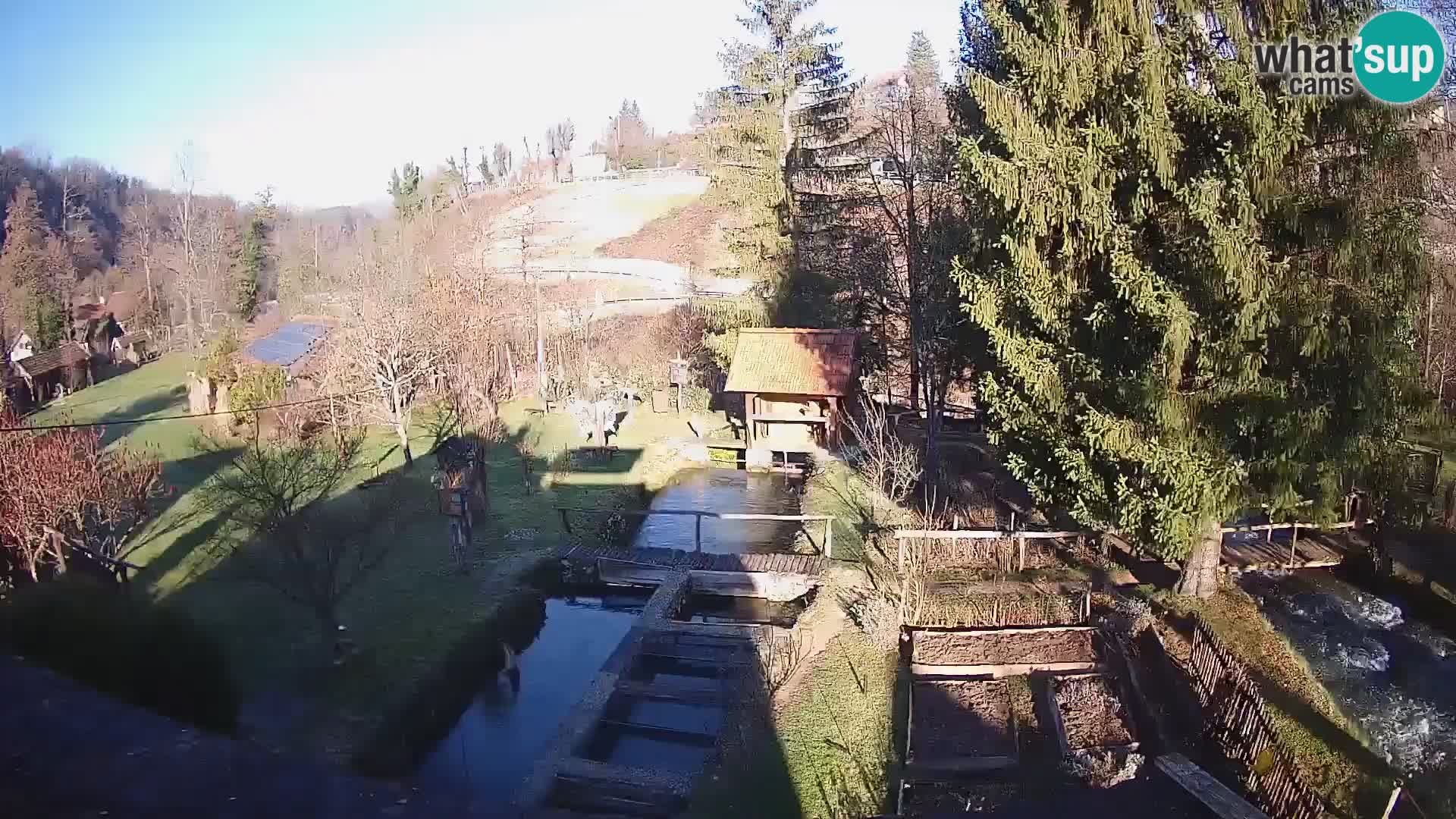 Live-Webcam Rastoke – Fluss Slunjčica – Kroatien