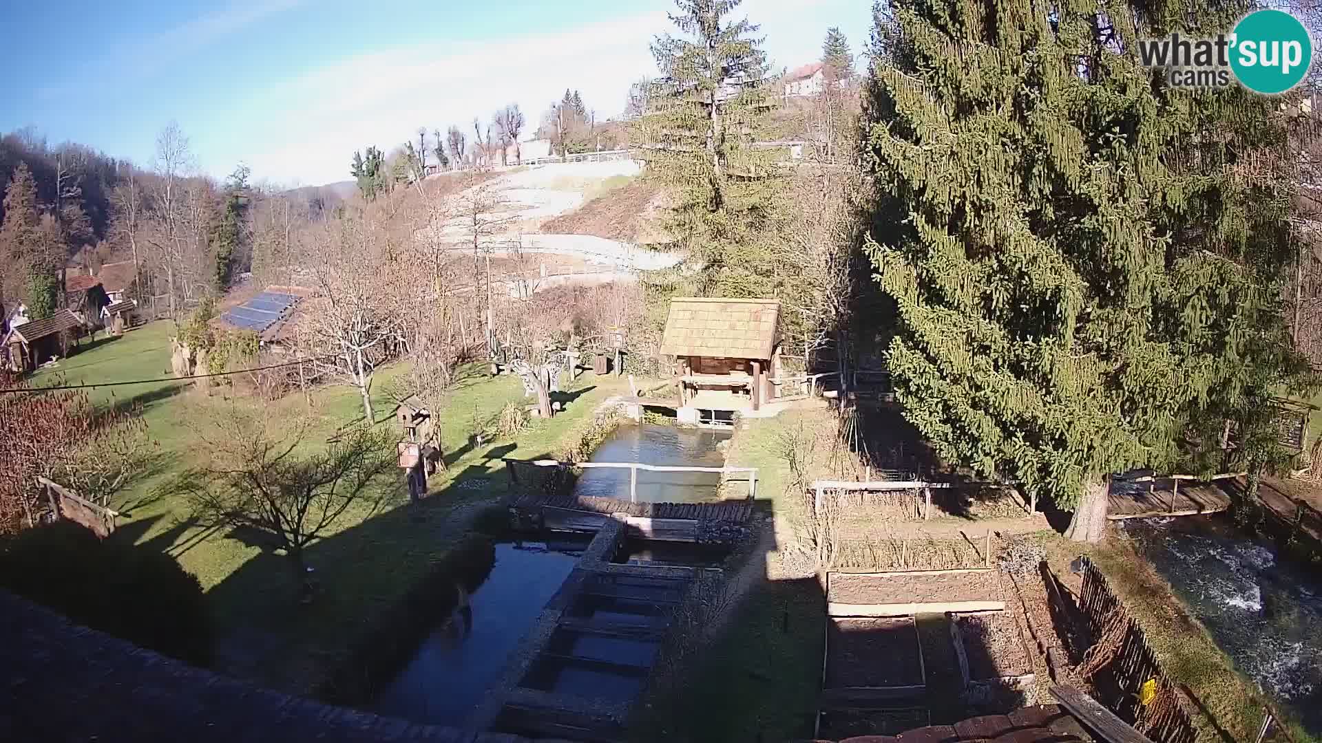 Live webcam Rastoke – fiume Slunjčica – Croazia