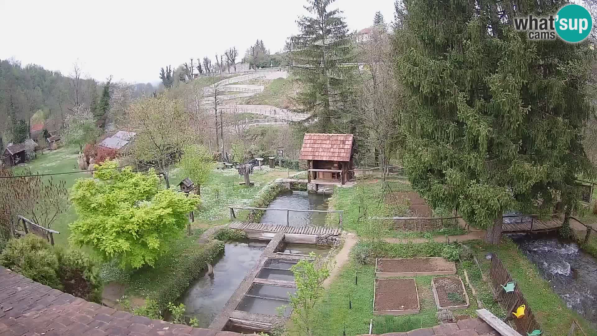 Web kamera uživo Rastoke – rijeka Slunjčica – Hrvatska