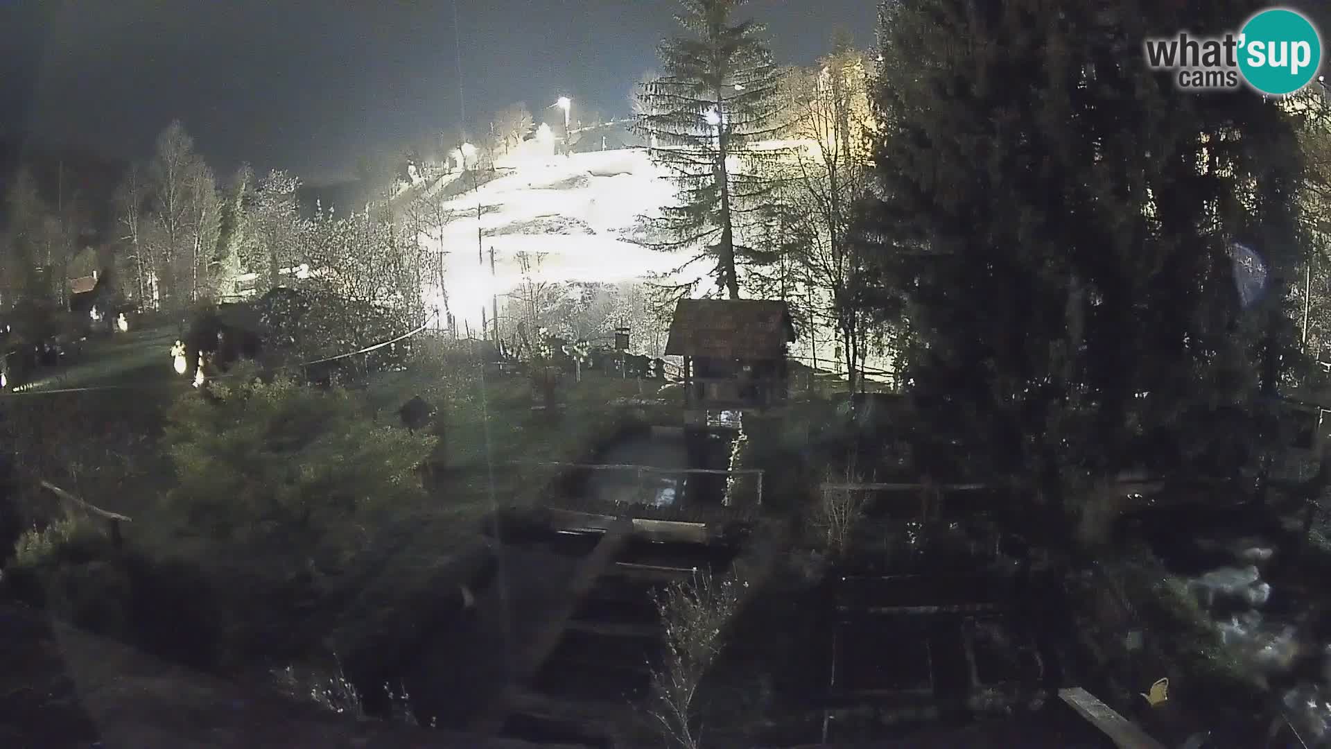 Spletna kamera v živo Rastoke – reka Slunjčica – Hrvaška