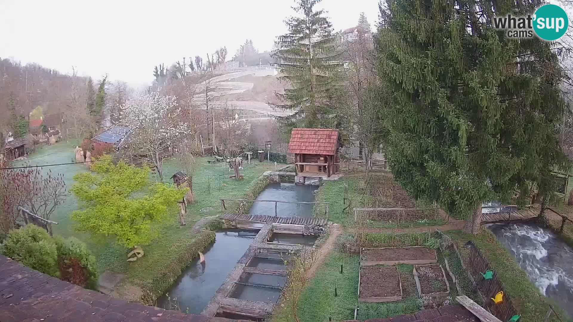 Live webcam Rastoke – fiume Slunjčica – Croazia