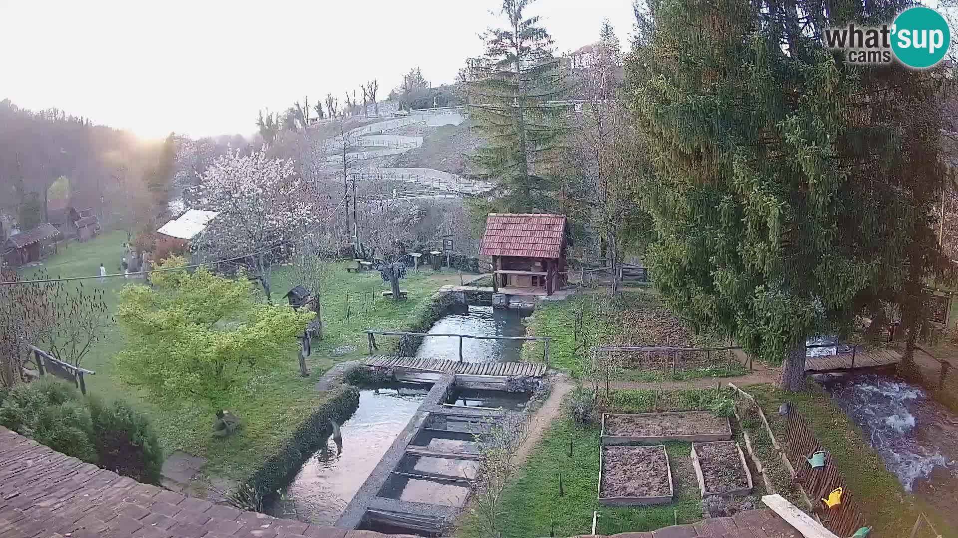 Live webcam Rastoke – fiume Slunjčica – Croazia