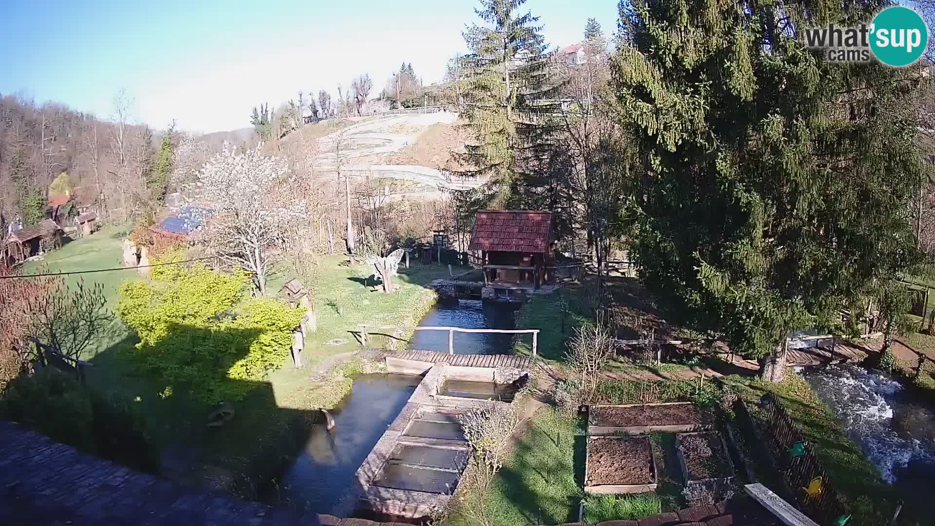 Live webcam Rastoke – river Slunjčica – Croatia