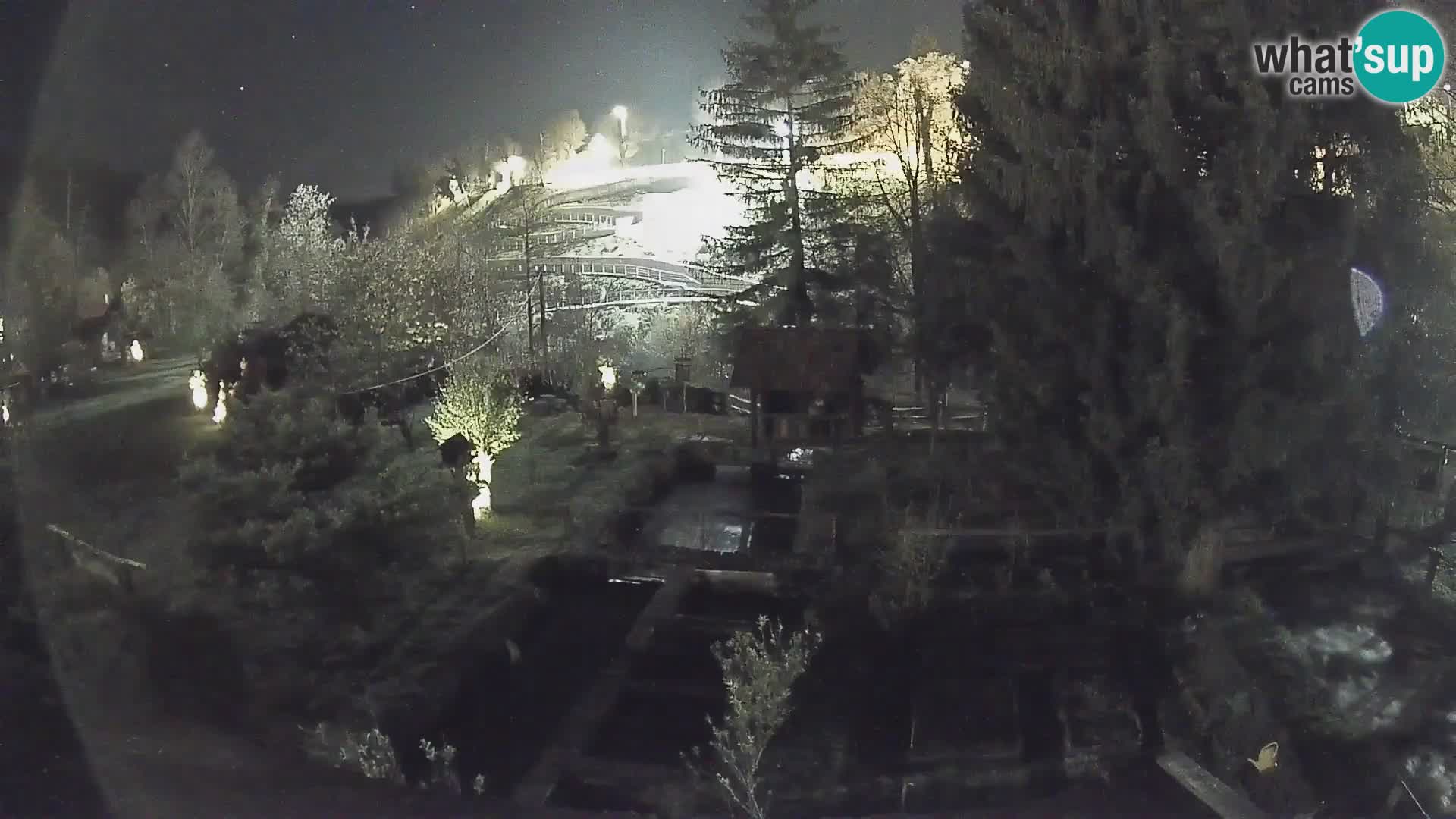 Spletna kamera v živo Rastoke – reka Slunjčica – Hrvaška