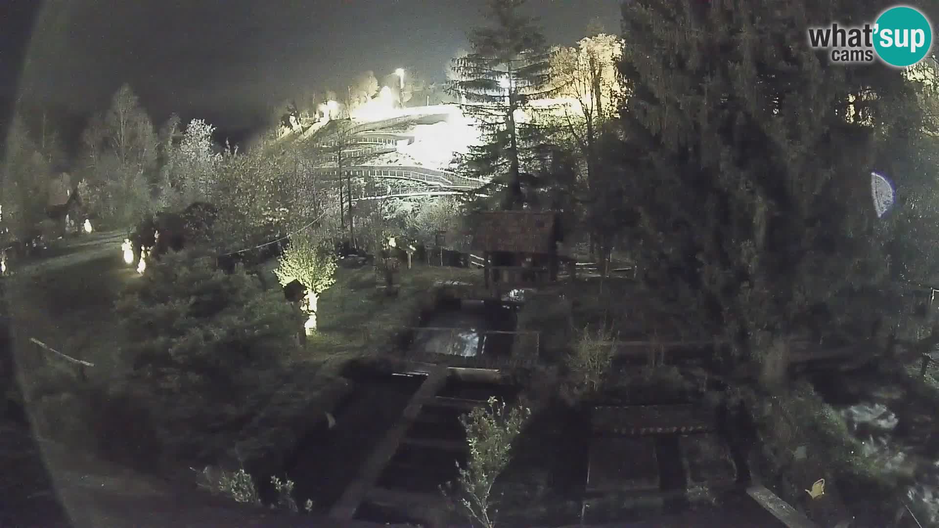 Spletna kamera v živo Rastoke – reka Slunjčica – Hrvaška