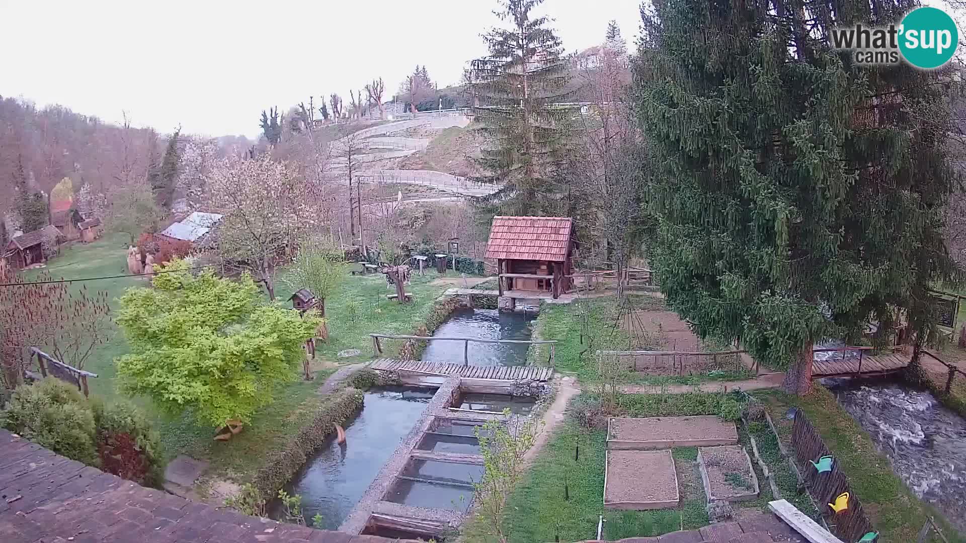 Live webcam Rastoke – fiume Slunjčica – Croazia