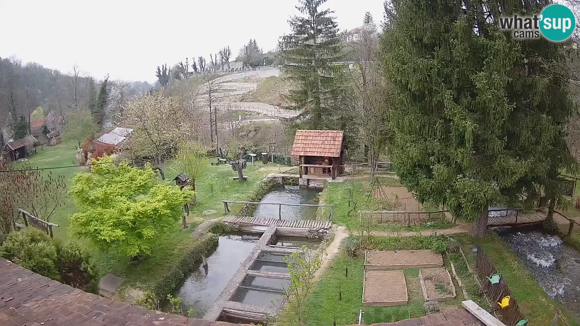 Webcam en direct Rastoke – rivière Slunjčica – Croatie