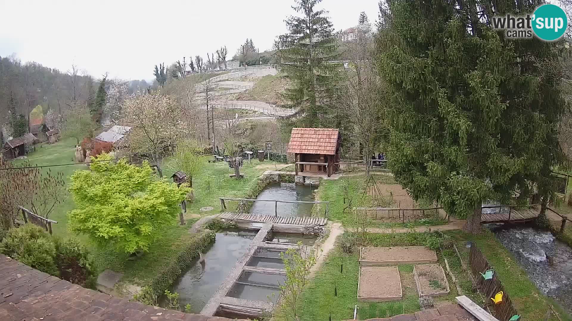 Webcam en direct Rastoke – rivière Slunjčica – Croatie
