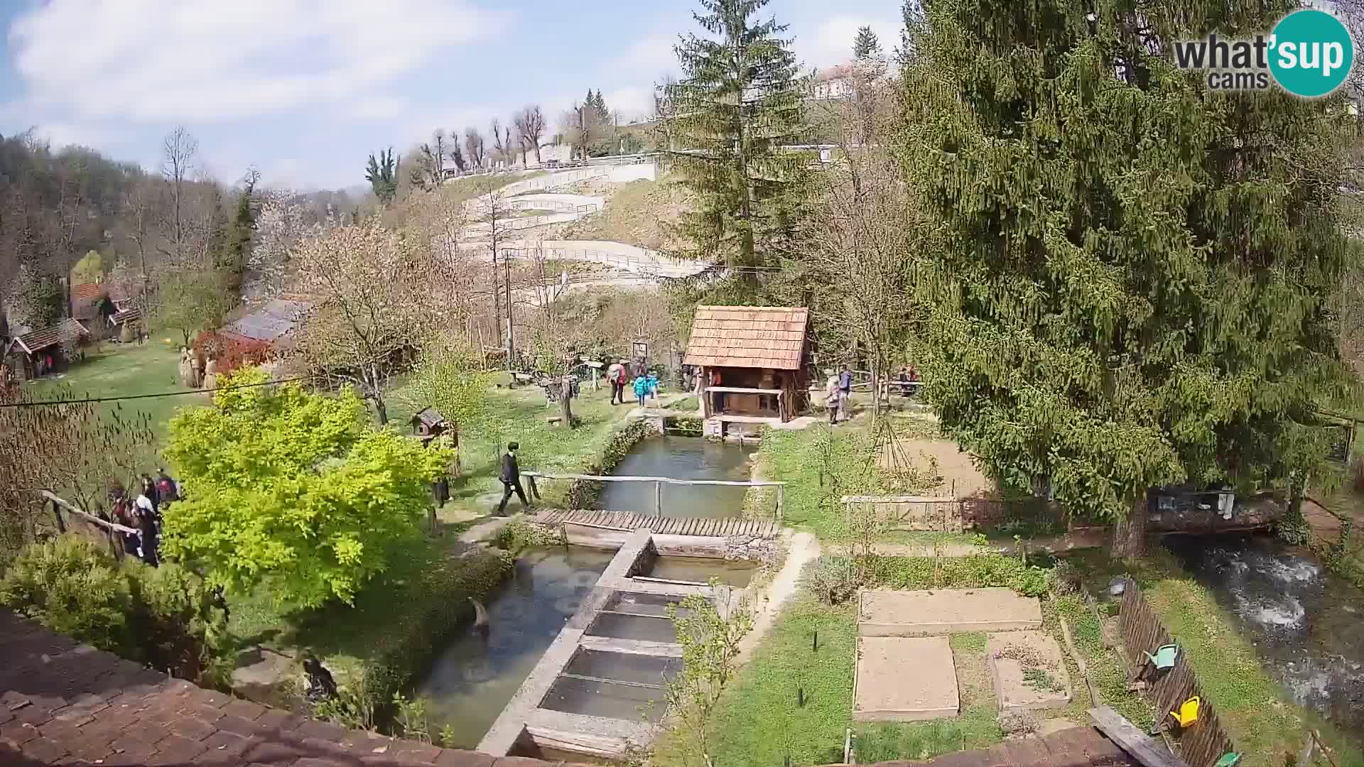 Web kamera uživo Rastoke – rijeka Slunjčica – Hrvatska