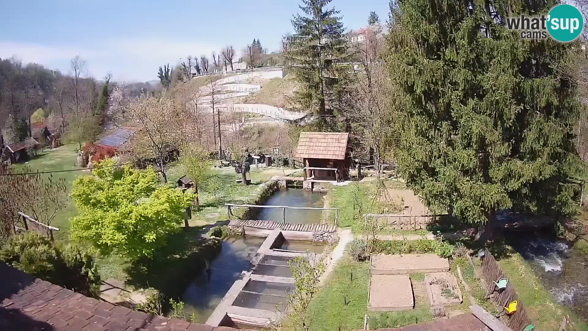 Live webcam Rastoke – fiume Slunjčica – Croazia