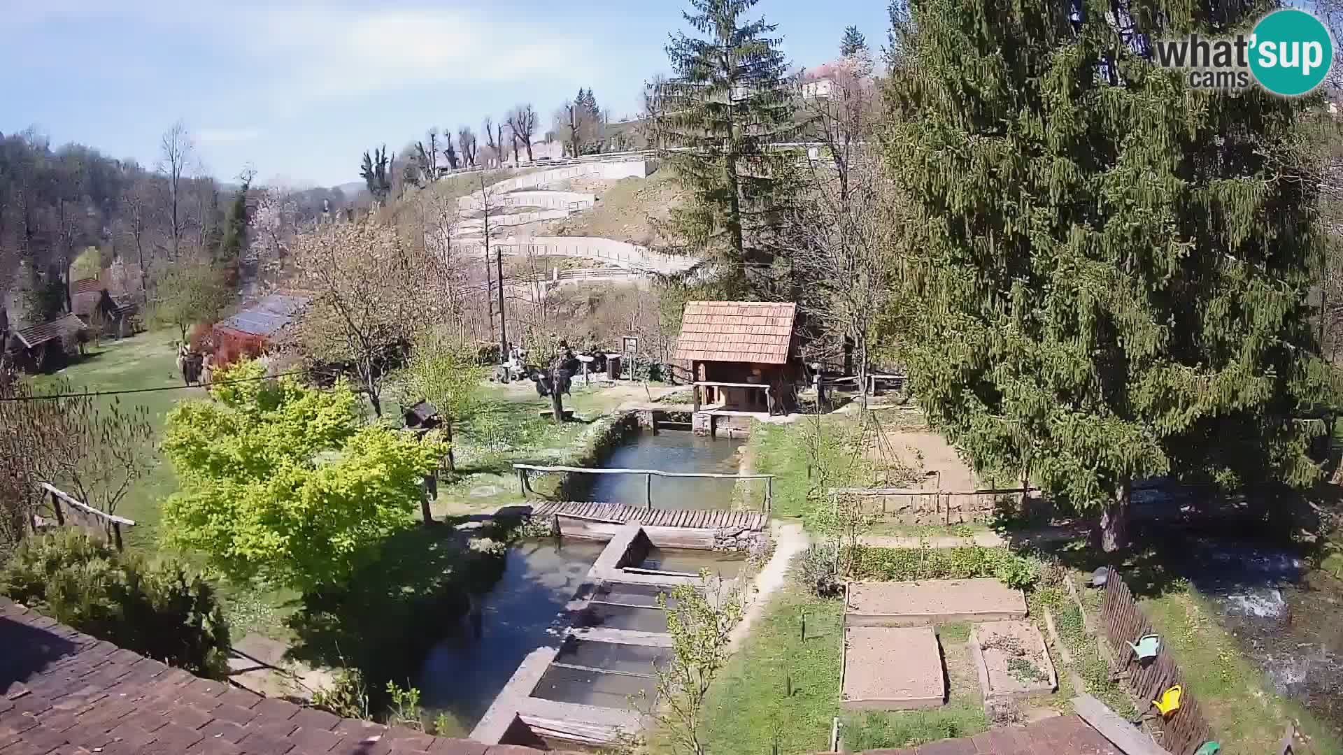 Cámara web en vivo Rastoke – río Slunjčica – Croacia