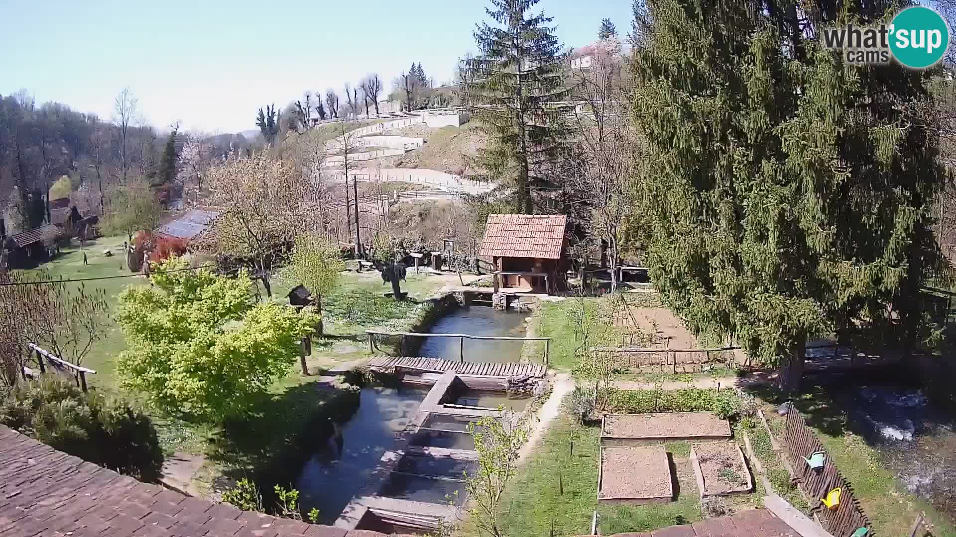 Webcam en direct Rastoke – rivière Slunjčica – Croatie