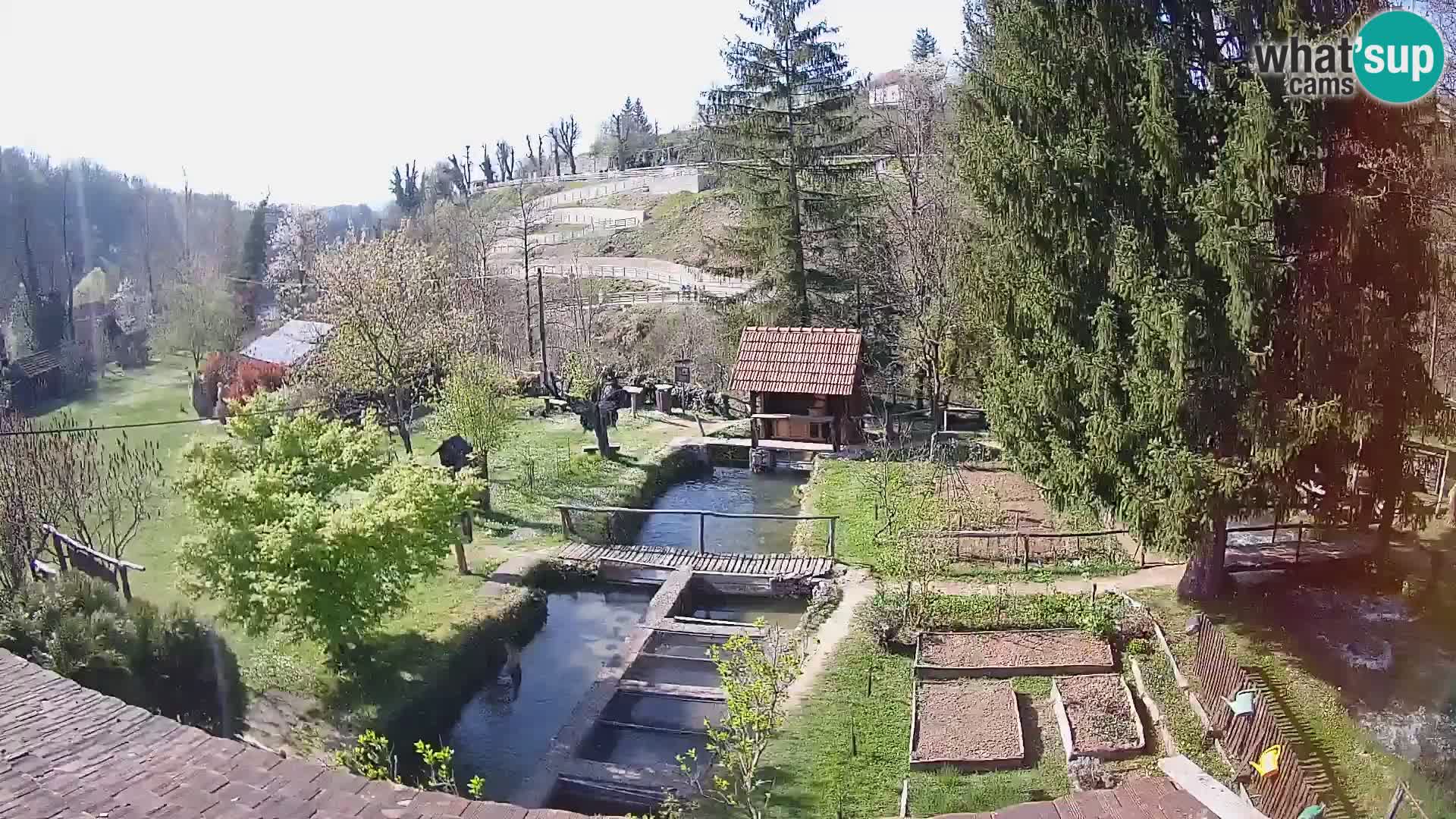 Webcam en direct Rastoke – rivière Slunjčica – Croatie